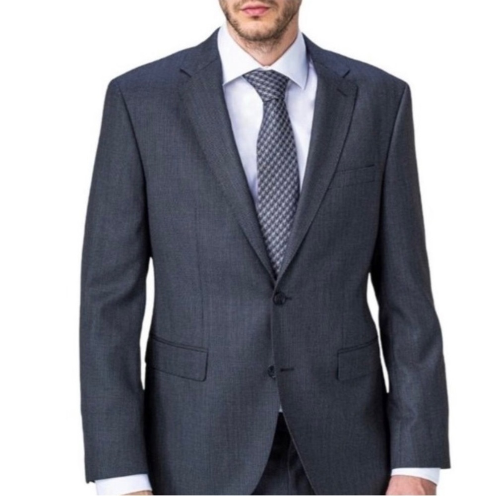 J. Crew Ludlow Loro Piana Men's Grey Blazer Super 120's Italy Four Seasons 38R